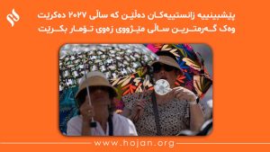 📖 پێشبینییە زانستییەکان دەڵێن کە ساڵی ٢٠٢٧ دەکرێت وەک گەرمترین ساڵی مێژووی زەوی تۆمار بکرێت